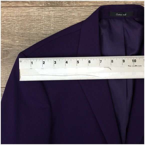 Suitopia Mens‎ Suit 2 Piece Set Size 38R Jacket Blazer Pants Two Button Tailored - Picture 9 of 16